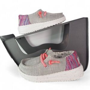 Hey Dude Wendy Funk Grey Casual Shoes Toddler K5